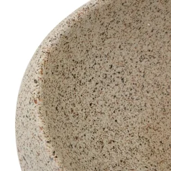 vidaXL Opzetwasbak ovaal 59x40x15 cm keramiek zandkleurig