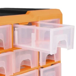 vidaXL Organiser met 38 lades 52x16x37,5 cm