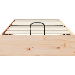 vidaXL Ottoman Bedframe met Opslag Naturel 72 x 190 cm