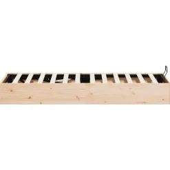 vidaXL Ottoman Bedframe met Opslag Naturel 72 x 190 cm