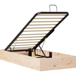 vidaXL Ottoman Bedframe met Opslag Naturel 72 x 190 cm