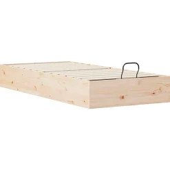 vidaXL Ottoman Bedframe met Opslag Naturel 72 x 190 cm