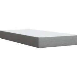 vidaXL Ottoman bed met matras Lichtgrijs 80 x 200 cm Stof