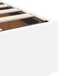 vidaXL Ottoman bed met matras 80x200 cm kunstleer wit
