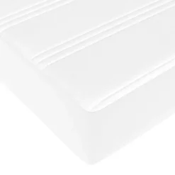 vidaXL Ottoman bed met matras 80x200 cm kunstleer wit
