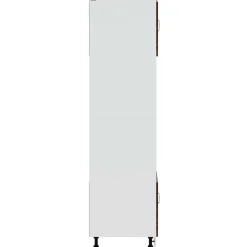 vidaXL Ovenkasten 2 st Kalmar bewerkt hout gerookt eikenkleurig