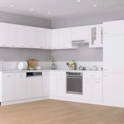 vidaXL Ovenkast Lyon 60x46x81,5 cm bewerkt hout wit