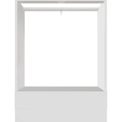 vidaXL Ovenkast Lyon 60x46x81,5 cm bewerkt hout wit