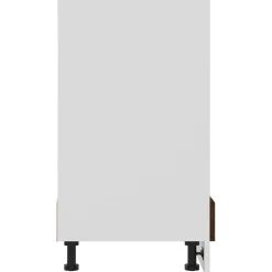 vidaXL Ovenkast Lyon 60x46x81,5 cm bewerkt hout gerookt eikenkleurig