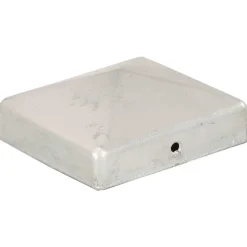 vidaXL Paalkappen 6 st piramide 81x81 mm gegalvaniseerd metaal