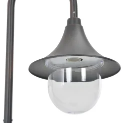 vidaXL Paalverlichting tuin E27 120 cm aluminium brons