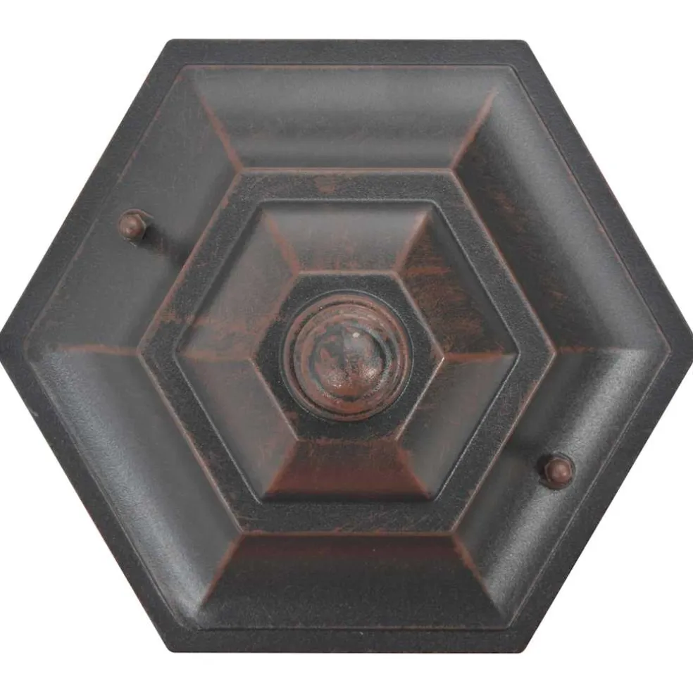 vidaXL Paalverlichting voor tuin E27 110 cm aluminium brons 6 st