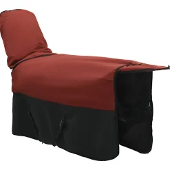 vidaXL Paardendeken Bordeaux en Zwart 75 cm Polyester