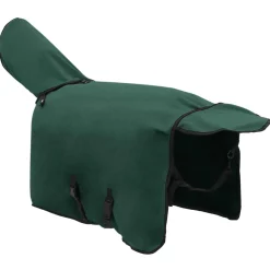 vidaXL Paardendeken Donkergroen 75 cm Polyester Fleece