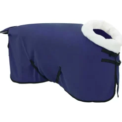 vidaXL Paardendeken Marineblauw 75 cm Polar fleece