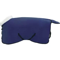 vidaXL Paardendeken Marineblauw 75 cm Polar fleece
