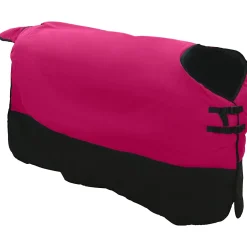 vidaXL Paardendeken Roze en Zwart 75 cm Polyester