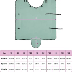 vidaXL Paardendeken Speciale Groen 135 cm Polyester Fleece