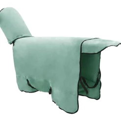 vidaXL Paardendeken Speciale Groen 135 cm Polyester Fleece