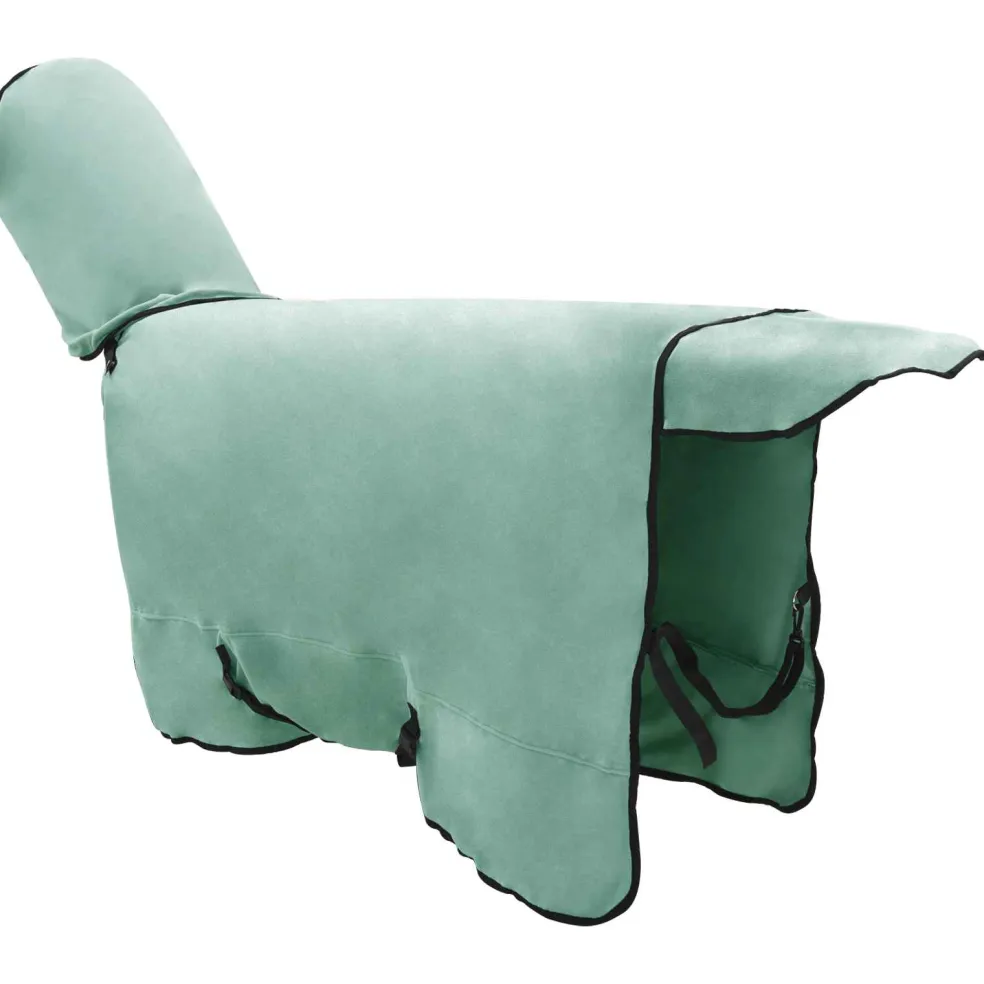 vidaXL Paardendeken Speciale Groen 135 cm Polyester Fleece
