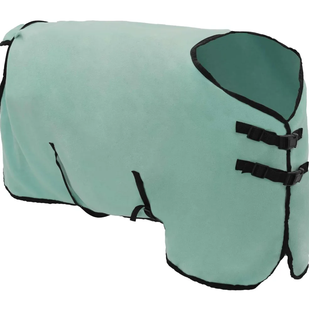 vidaXL Paardendeken Speciale Groen 115 cm Polyester Fleece