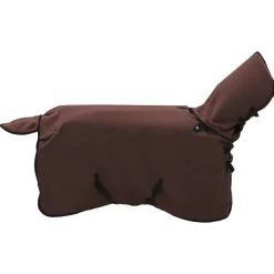 vidaXL Paardendeken Volledig Donkerbruin 75 cm Polyester Fleece