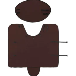 vidaXL Paardendeken Volledig Donkerbruin 75 cm Polyester Fleece