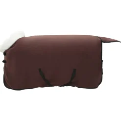 vidaXL Paardendeken Volledig Donkerbruin 75 cm Polar fleece