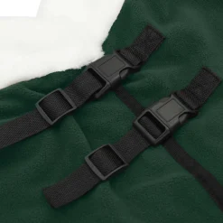 vidaXL Paardendeken Volledig Donkergroen 75 cm Polar fleece