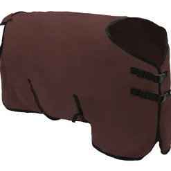 vidaXL Paardendeken Volledig Donkerbruin 75 cm Polyester Fleece