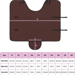 vidaXL Paardendeken Volledig Donkerbruin 75 cm Polyester Fleece