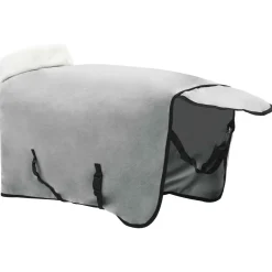 vidaXL Paardendeken Volledig Lichtgrijs 75 cm Polar fleece