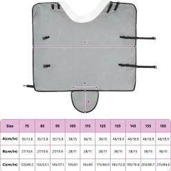 vidaXL Paardendeken Volledig Lichtgrijs 75 cm Polar fleece