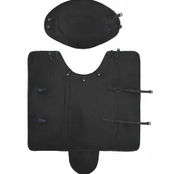 vidaXL Paardendeken Volledig Zwart 75 cm Polyester