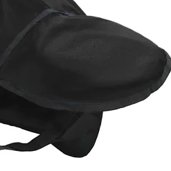 vidaXL Paardendeken Volledig Zwart 75 cm Polyester