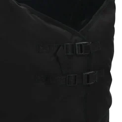 vidaXL Paardendeken Volledig Zwart 75 cm Polyester