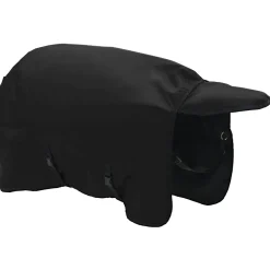 vidaXL Paardendeken Volledig Zwart 75 cm Polyester