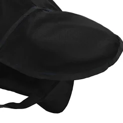 vidaXL Paardendeken Volledig Zwart 75 cm Polyester