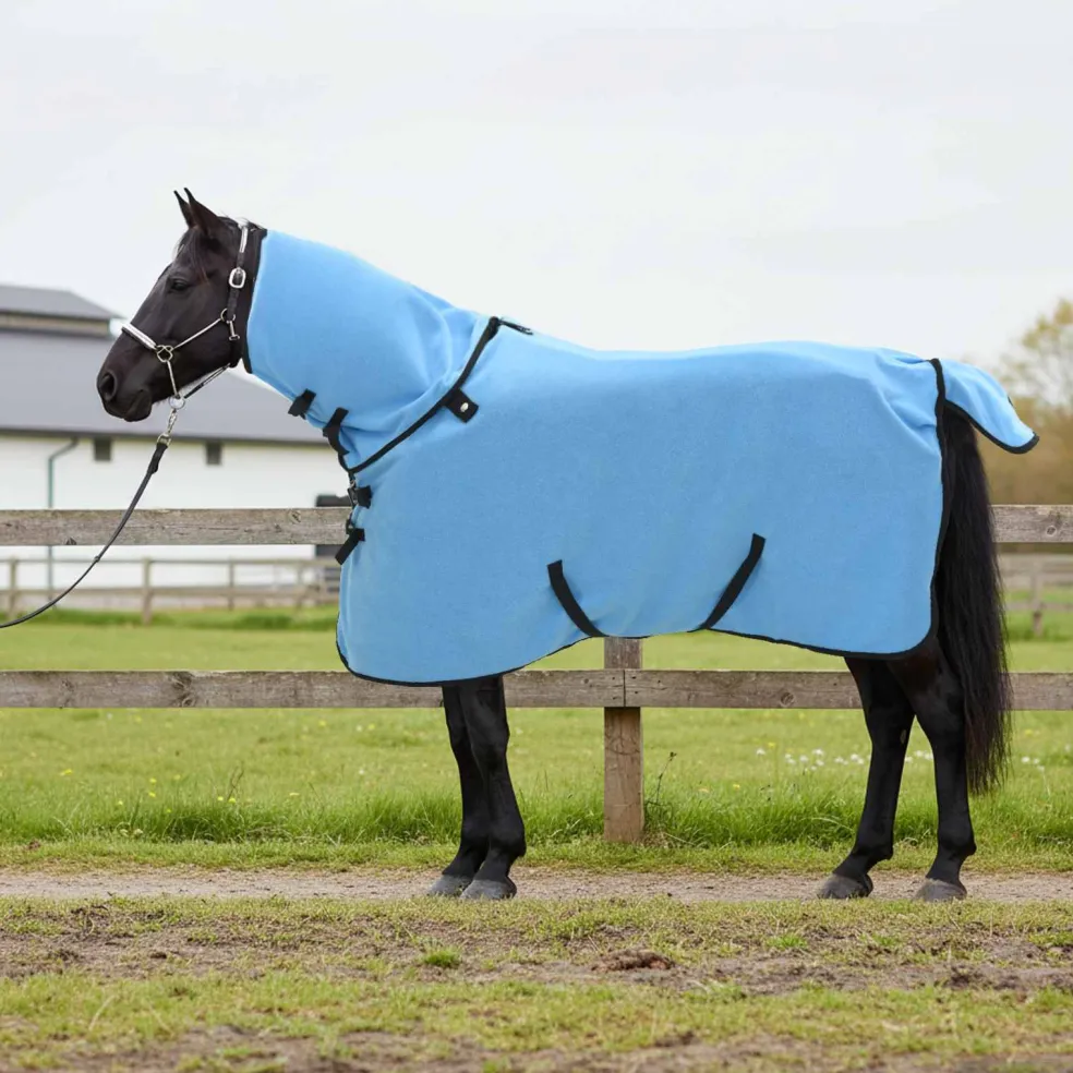 vidaXL Paardendeken Volledig Paars 75 cm Polyester
