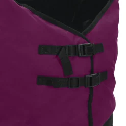 vidaXL Paardendeken Volledig Paars 75 cm Polyester