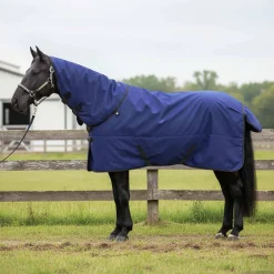 vidaXL Paardendeken Volle Marineblauw 75 cm Polyester