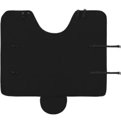 vidaXL Paardendeken Zwart 75 cm Polyester Fleece