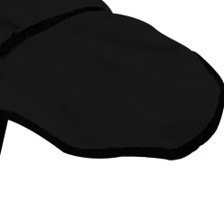 vidaXL Paardendeken Zwart 75 cm Polyester Fleece