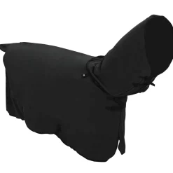 vidaXL Paardendeken Zwart 75 cm Polyester Fleece