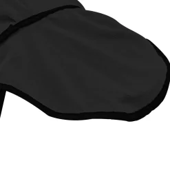 vidaXL Paardendeken Zwart 75 cm Polyester Fleece