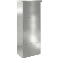 vidaXL Pakket inwerp box met opslag Zwart 44,5 x 29 x 110,5 cm