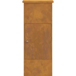 vidaXL Pakket inwerp box Roestig 44,5 x 29 x 110,5 cm weervast staal