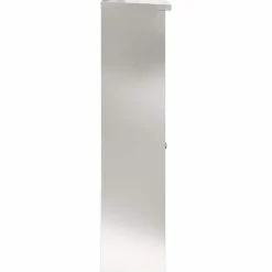 vidaXL Pakket inwerp box Zilver 44,5 x 29 x 110,5 cm Roestvrij staal