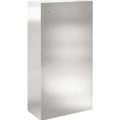vidaXL Pakket inwerp box Zilver 44 x 22 x 82 cm Roestvrij staal