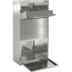 vidaXL Pakket inwerp box zilver 41 x 38 x 103 cm Gegalvaniseerd staal